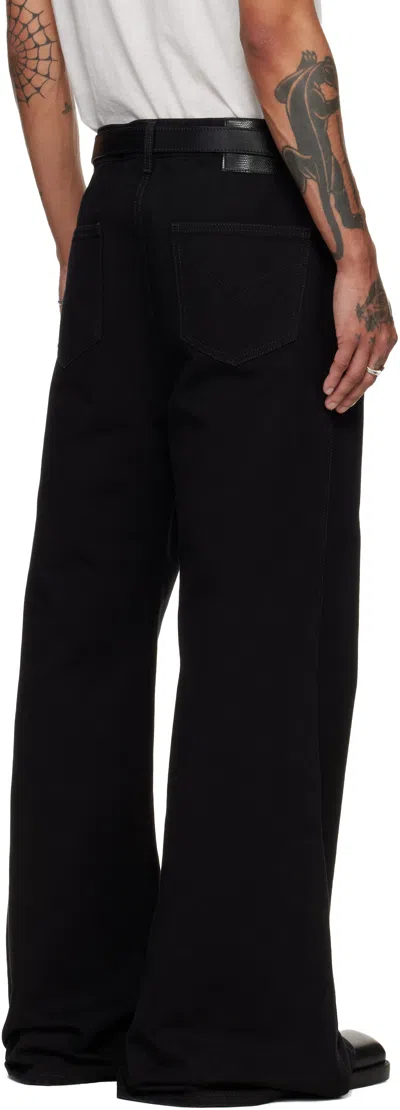 Lu'u Dan Belt Loop Jeans In Black