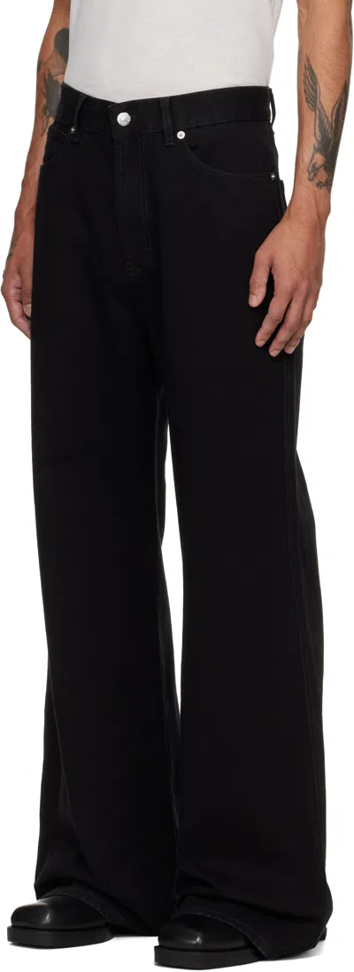 Lu'u Dan Belt Loop Jeans In Black