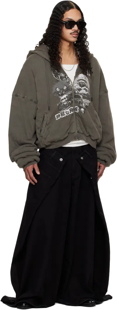 Lu'u Dan Black Maxi X Maxi X Maxi Jeans In Black