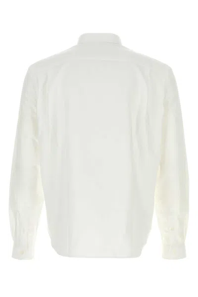Prada Oxford Shirt Long Sleeves Button Down Collar In White