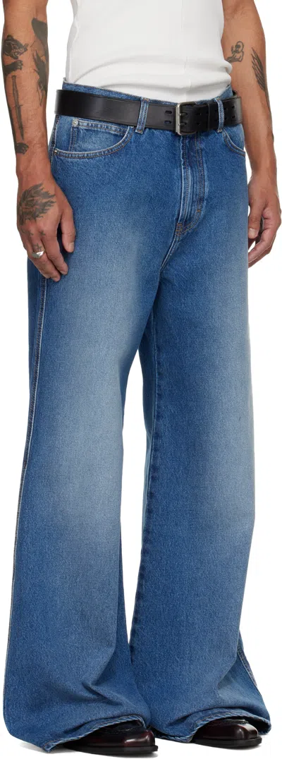Lu'u Dan Belt Loop Jeans In Blue