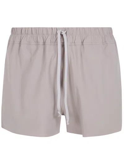 Rick Owens Drawstring-waist Swim Shorts In Pink