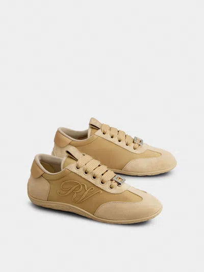 Roger Vivier Viv Low Sneakers In Brown
