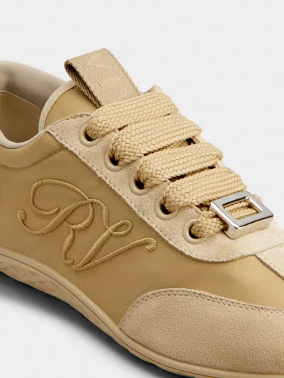 Roger Vivier Viv Low Sneakers In Brown