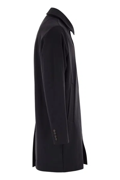 Rrd Technical Fabric Coat In Black