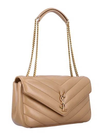 Saint Laurent Bag Loulou Medium In Brown