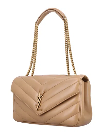 Saint Laurent Bag Loulou Medium In Brown