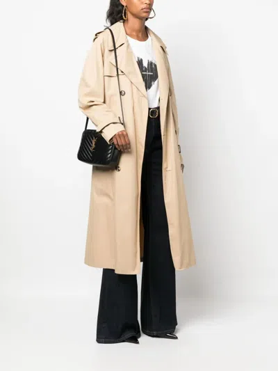 Saint Laurent Lou Medium Ysl Camera Bag With Pocket In Quilted Leather In Black