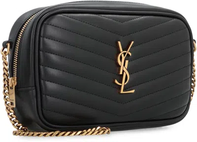 Saint Laurent Mini Lou Bag In Black