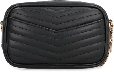 Saint Laurent Mini Lou Bag In Black