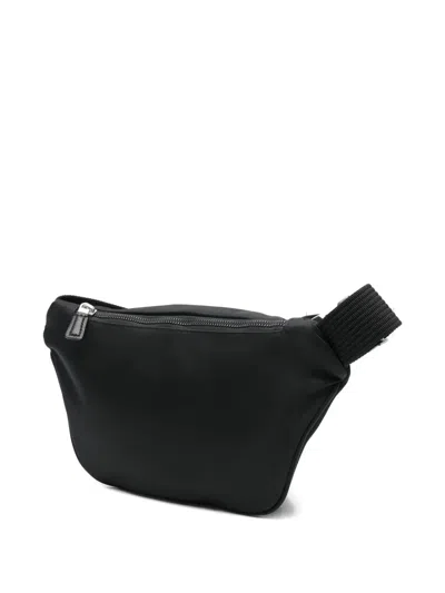 Sandro Zip-pocket Messenger Bag In Black