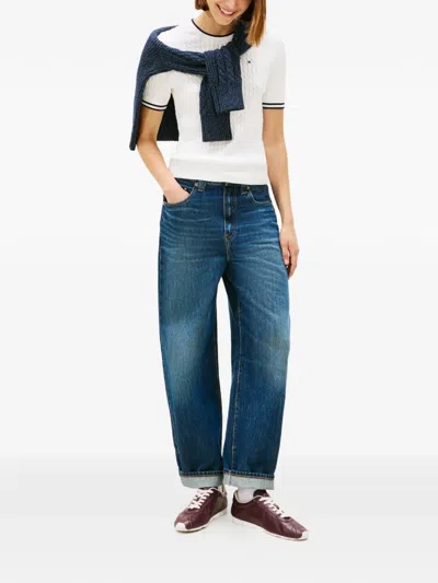 Tommy Hilfiger Cable-knit Top In White
