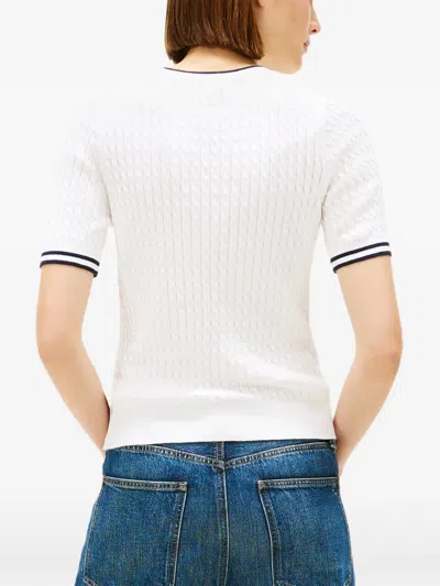 Tommy Hilfiger Cable-knit Top In White