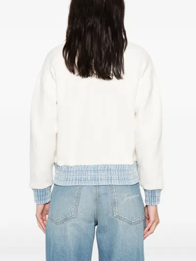 Sandro Long-sleeve Cardigan In Neutral