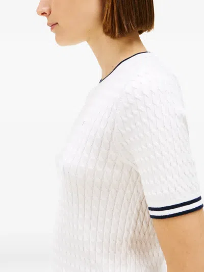 Tommy Hilfiger Cable-knit Top In White