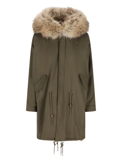 Fortela Hooded Parka In Green