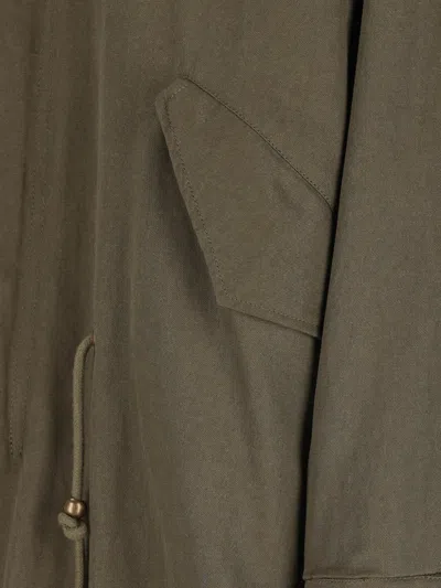 Fortela Hooded Parka In Green