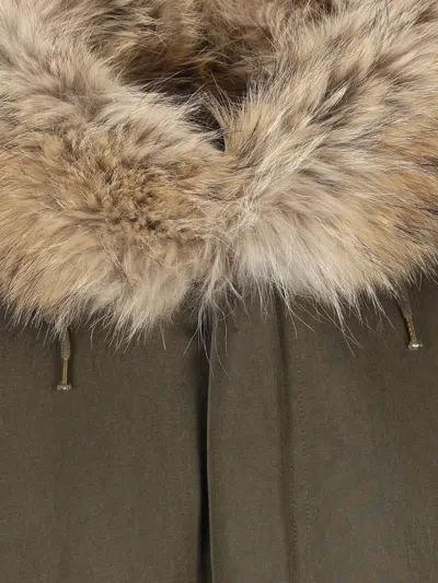 Fortela Hooded Parka In Green