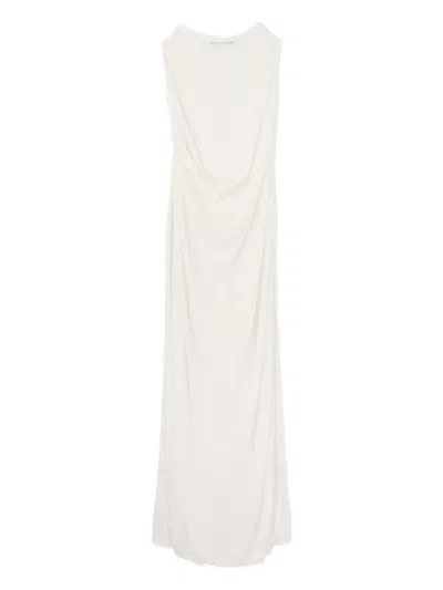 Jacquemus La Plumetis Dress In White