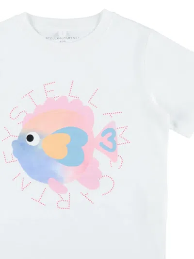 Stella Mccartney Tee Fish In White