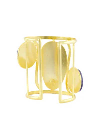 Sylvia Toledano Dakota Ii Cuff Bracelet In Blue