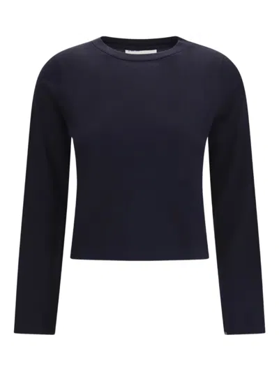 Extreme Cashmere N 451 Lisa Cotton Cashmere Top In Black