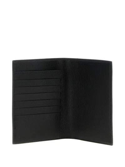 Tom Ford T-line Logo Passport Holder In Black