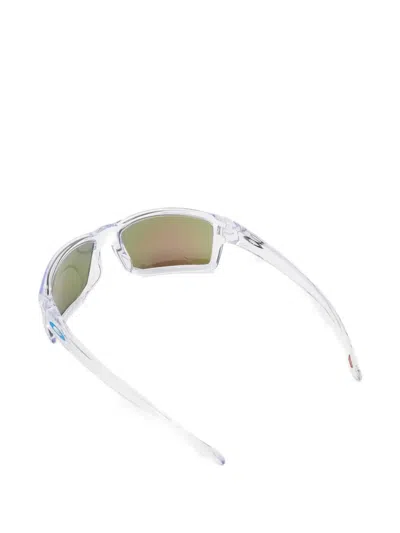 Pre-owned Oakley Square-frame Sunglasses In White