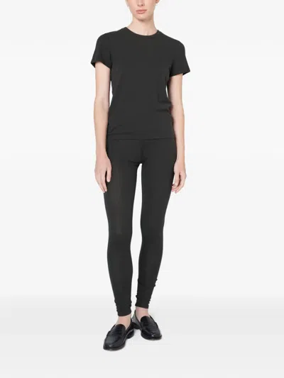 American Vintage Ypawood Short-sleeve Crew-neck T-shirt In Black