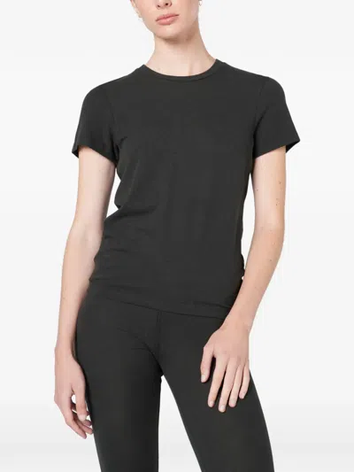 American Vintage Ypawood Short-sleeve Crew-neck T-shirt In Black