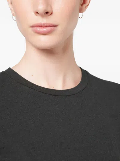 American Vintage Ypawood Short-sleeve Crew-neck T-shirt In Black