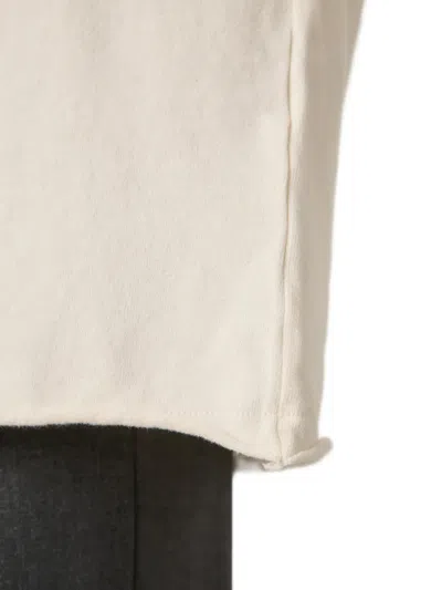 American Vintage Short-sleeve Round-neck T-shirt In Neutral