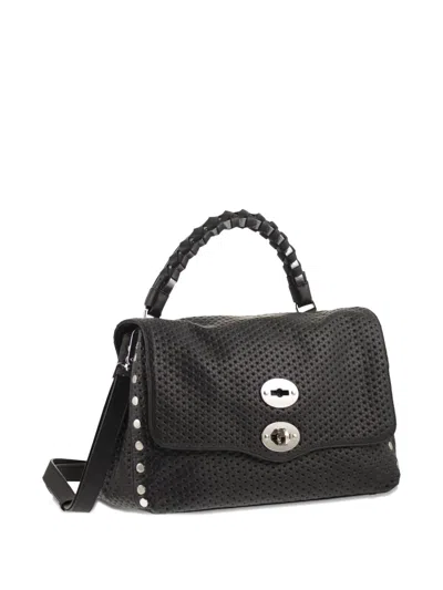 Zanellato Baby Postina® Venissa Studded Leather Tote Bag In Black