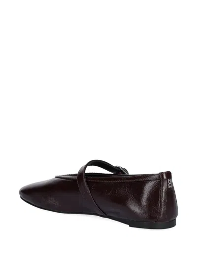 Nokwol Lova Ballet Flats In Burgundy