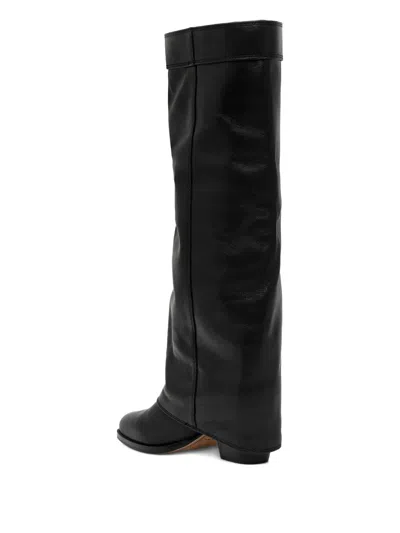 Nokwol Weather Leather Boots In Black