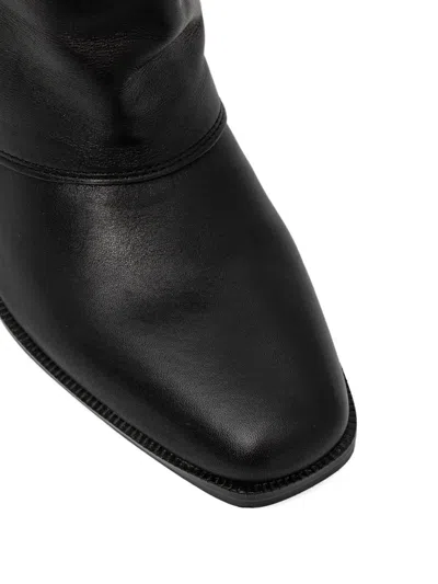 Nokwol Weather Leather Boots In Black