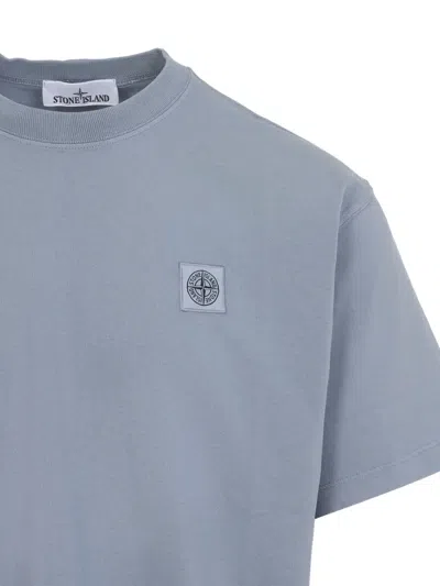 Stone Island Regular-fit T-shirt With Compass Patch In Multi