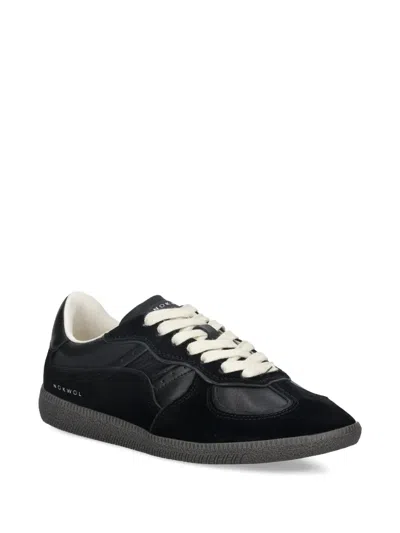 Nokwol August Leather Sneakers In Black
