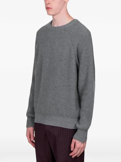 THOMAS 罗纹针织圆领毛衣