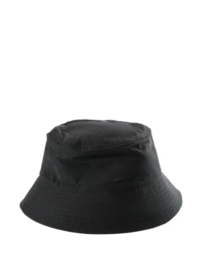 Goldwin Stitched-brim Bucket Hat In Black