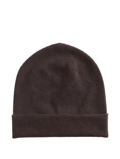 Uma Wang X 1436 Cashmere Beanie Hat In Brown