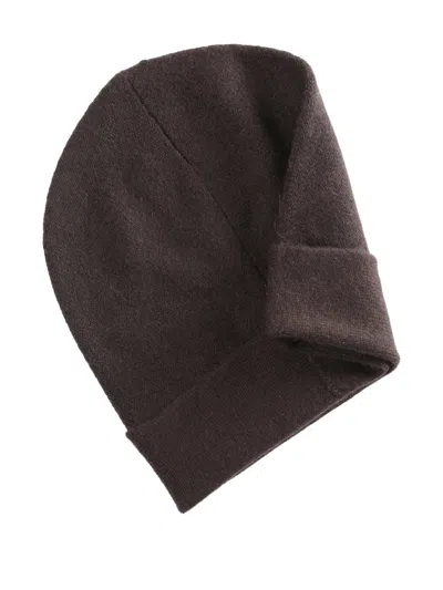 Uma Wang X 1436 Cashmere Beanie Hat In Brown