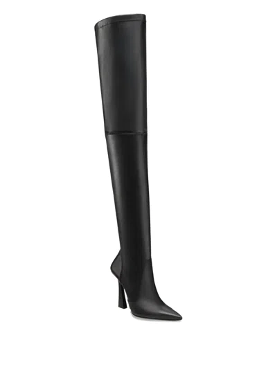 Stuart Weitzman Ultravinnie Pointed Boots In Black