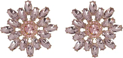 Self-portrait Earrings Flower In Gold