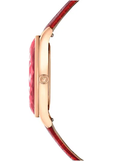 Swarovski Octea Nova 33mm Quartz Watch In Red