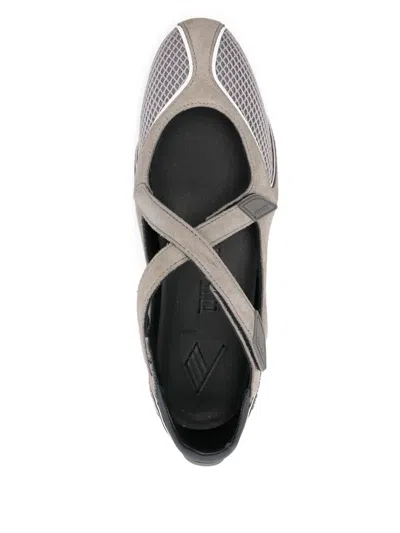 Attico Nomad Ballerina Flat In Gray