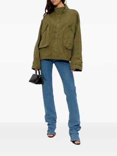 Attico The  Bomber Jacket Clothing In Green