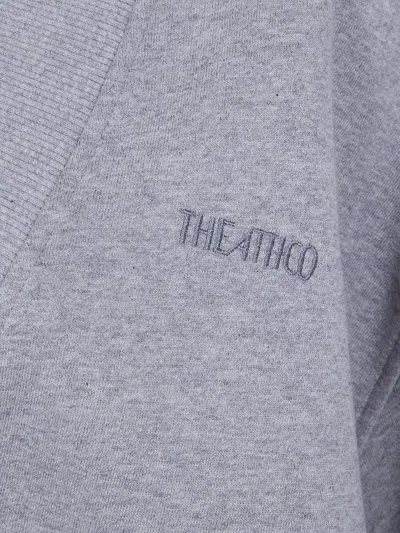 Attico V Neck Sweatshirt In Purple