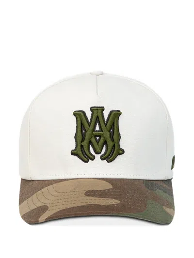 Amiri Ma Outline Camouflage Canvas Cap In Multi