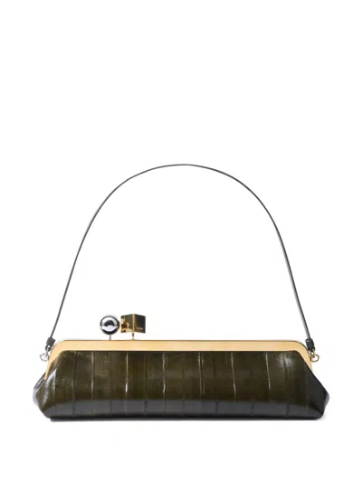 Jacquemus La Salon Clutch Bag In Green